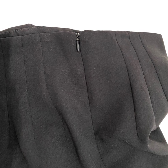 Harve Benard Black With Brown Stripe Skirt Suit, Size Large/12* (See below) - Picture 10 of 14